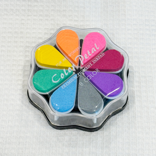 꽃잎 스템프패드(8색)-파스텔