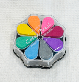 꽃잎 스템프패드(8색)-파스텔