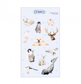 PD821 Pencil winter animals