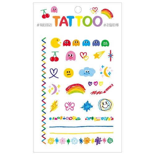 TS003 쁘띠타투(레인보우두들)