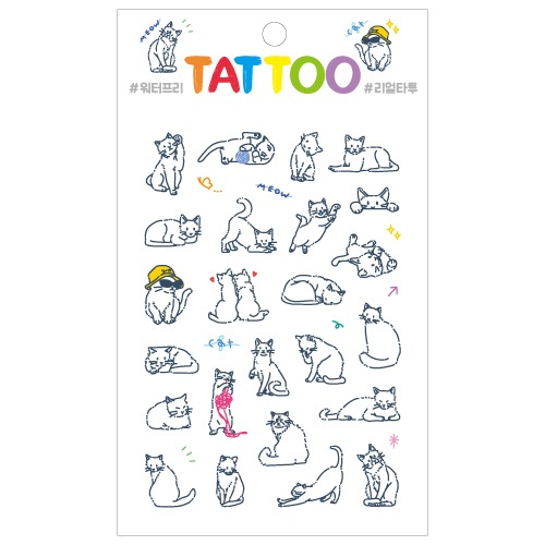 TS013 쁘띠타투(캣)