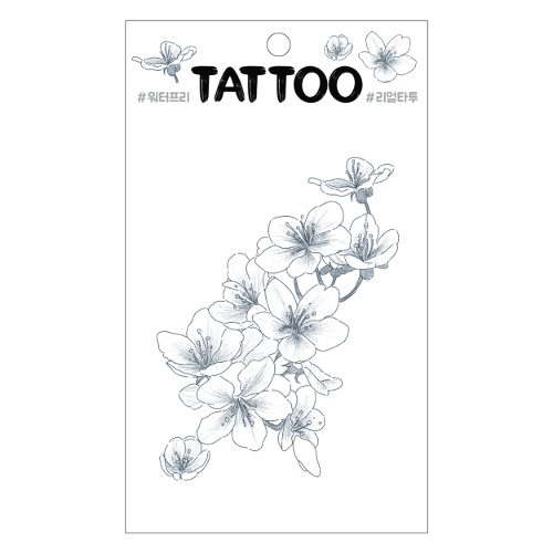 TS024 쁘띠타투(벚꽃)